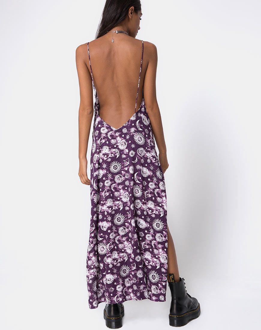 Bild von Hime Maxikleid in Lila Zodiac