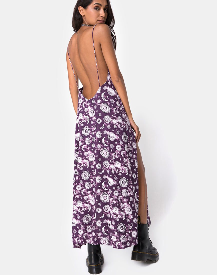 Bild von Hime Maxikleid in Lila Zodiac