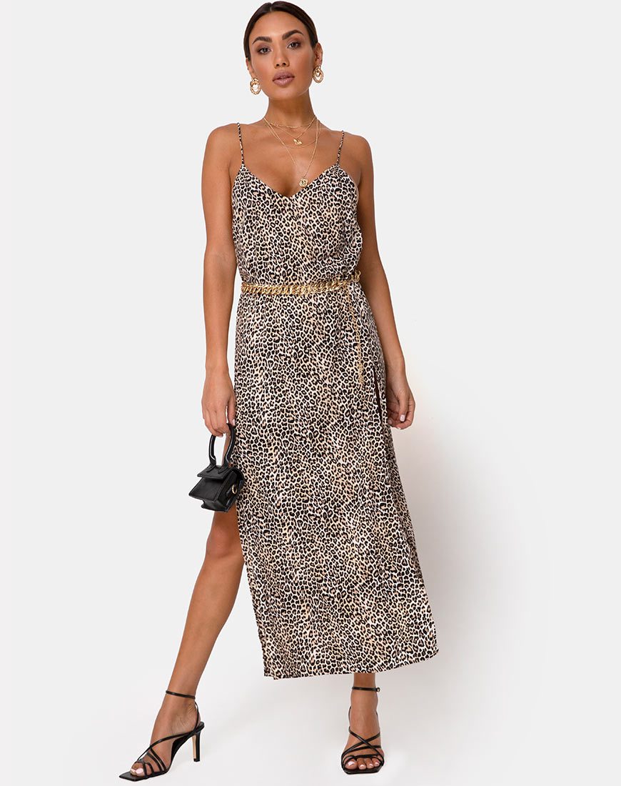 Bild von Hime Maxikleid in Rar Leopard