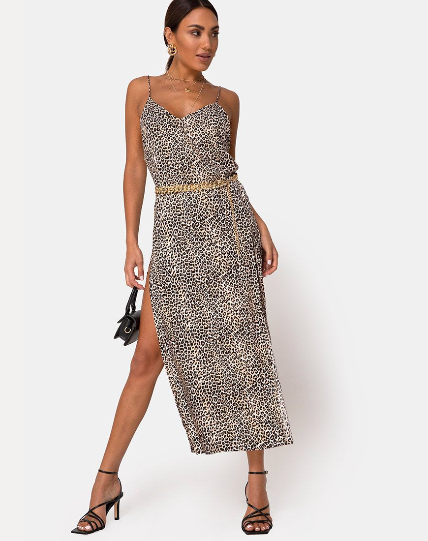 Bild von Hime Maxikleid in Rar Leopard