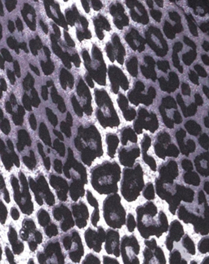 Bild von Hime Maxikleid in Rar Leopard Grau