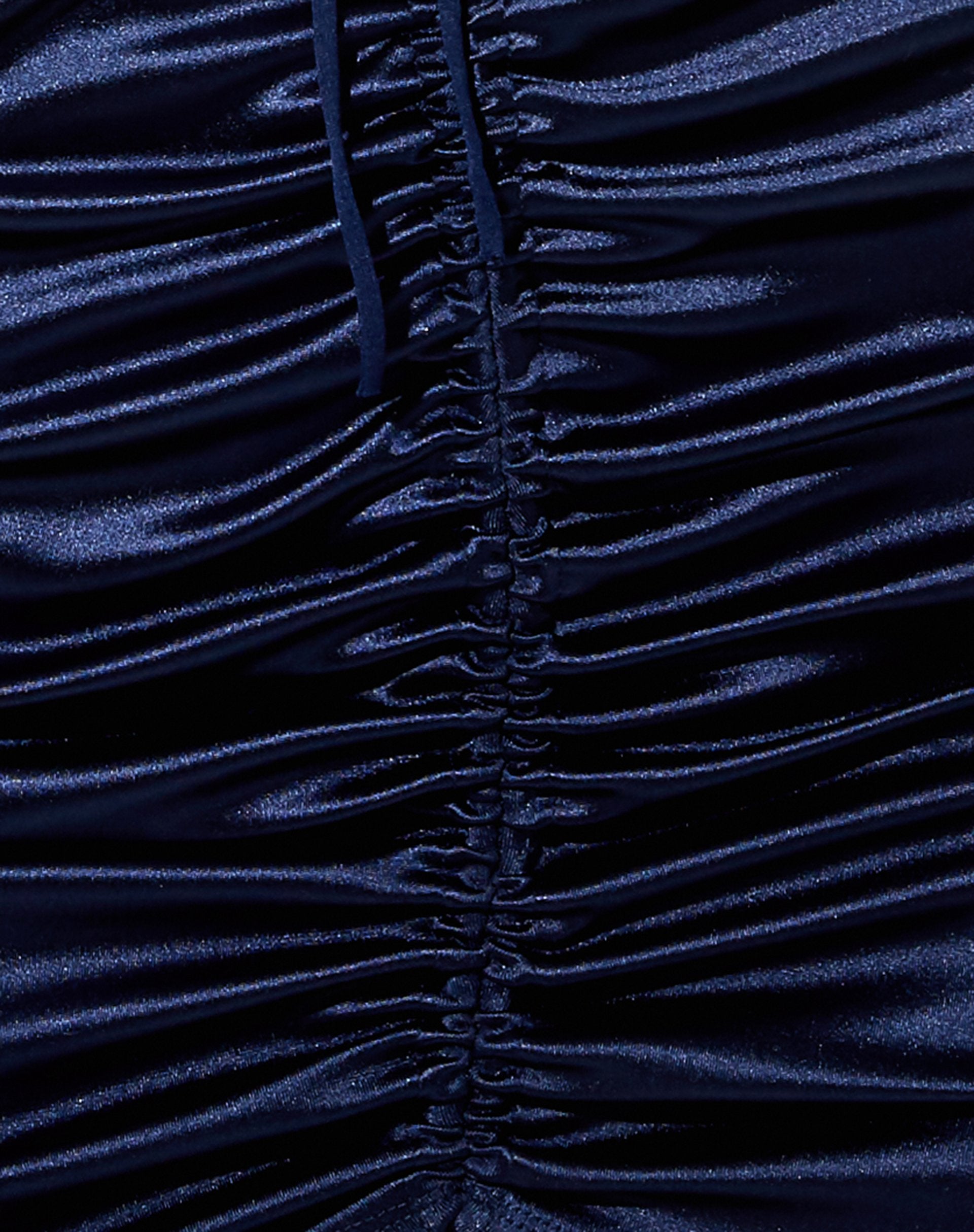 Bild von Holie Minirock aus Satin-Elasthan Inky Blue