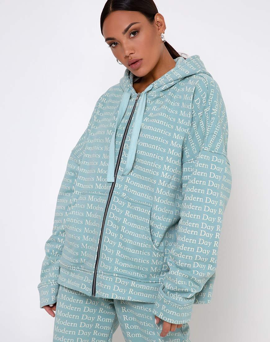 Hollack Kapuzenpullover in Modern Day Romantics Seafoam