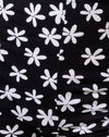 90er Gänseblümchen Schwarz und Weiß