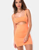 Image of Hulana Bodycon Kleid in Fluro Orange