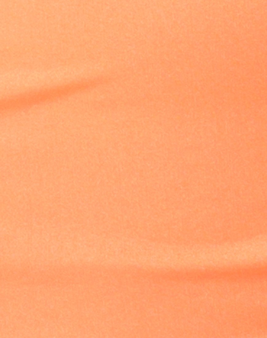 Image of Hulana Bodycon Kleid in Fluro Orange