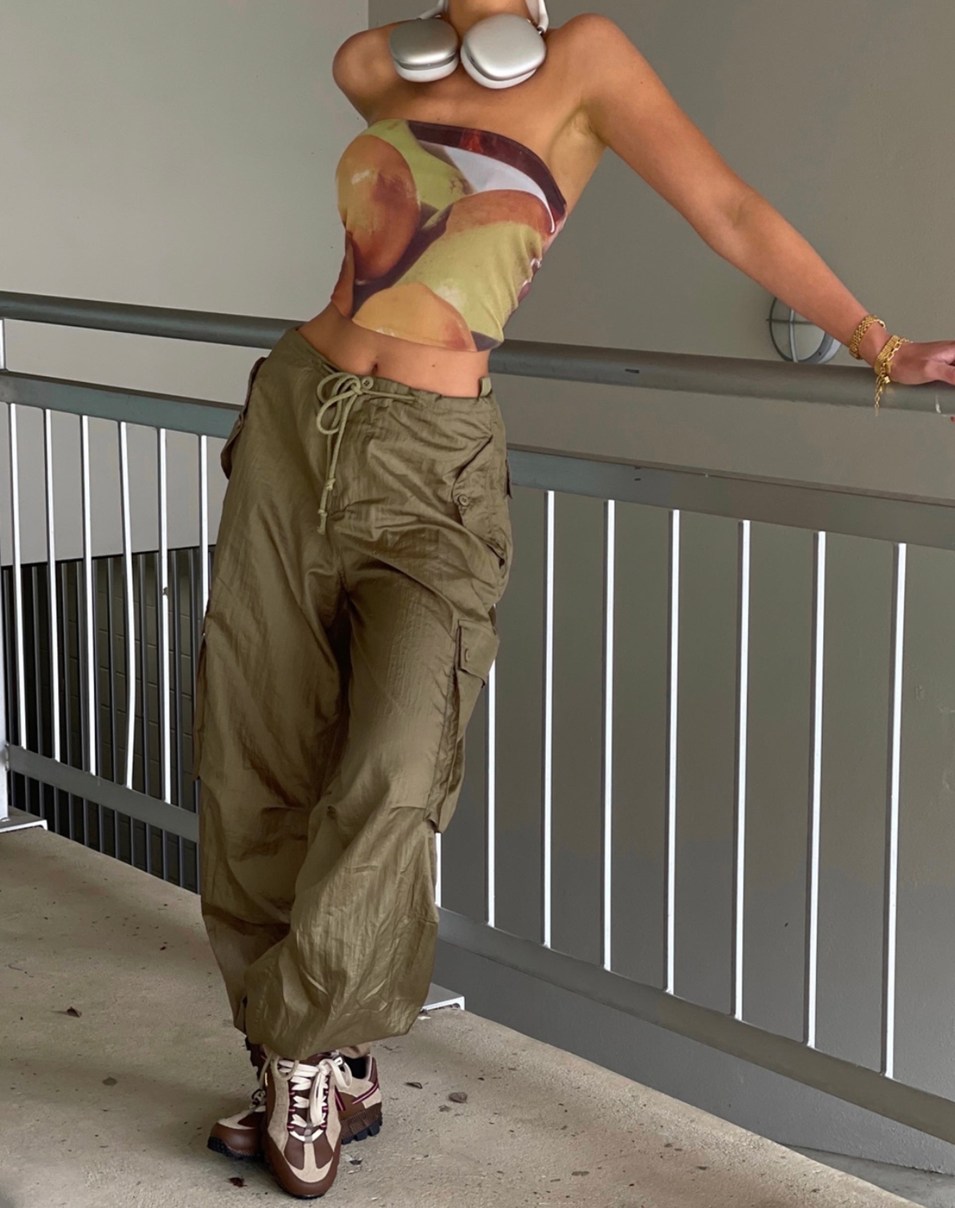 Bild der Cuties Wide Leg Trouser in Silber Gold