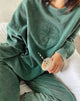 Bild von Glo Sweatshirt in Washed Green Engel Energie Cherub Embro