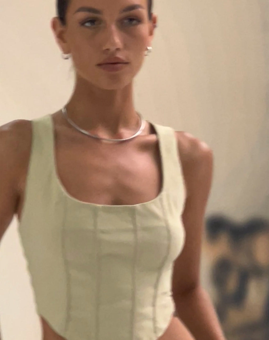 Wima Korsett-Top in Beige