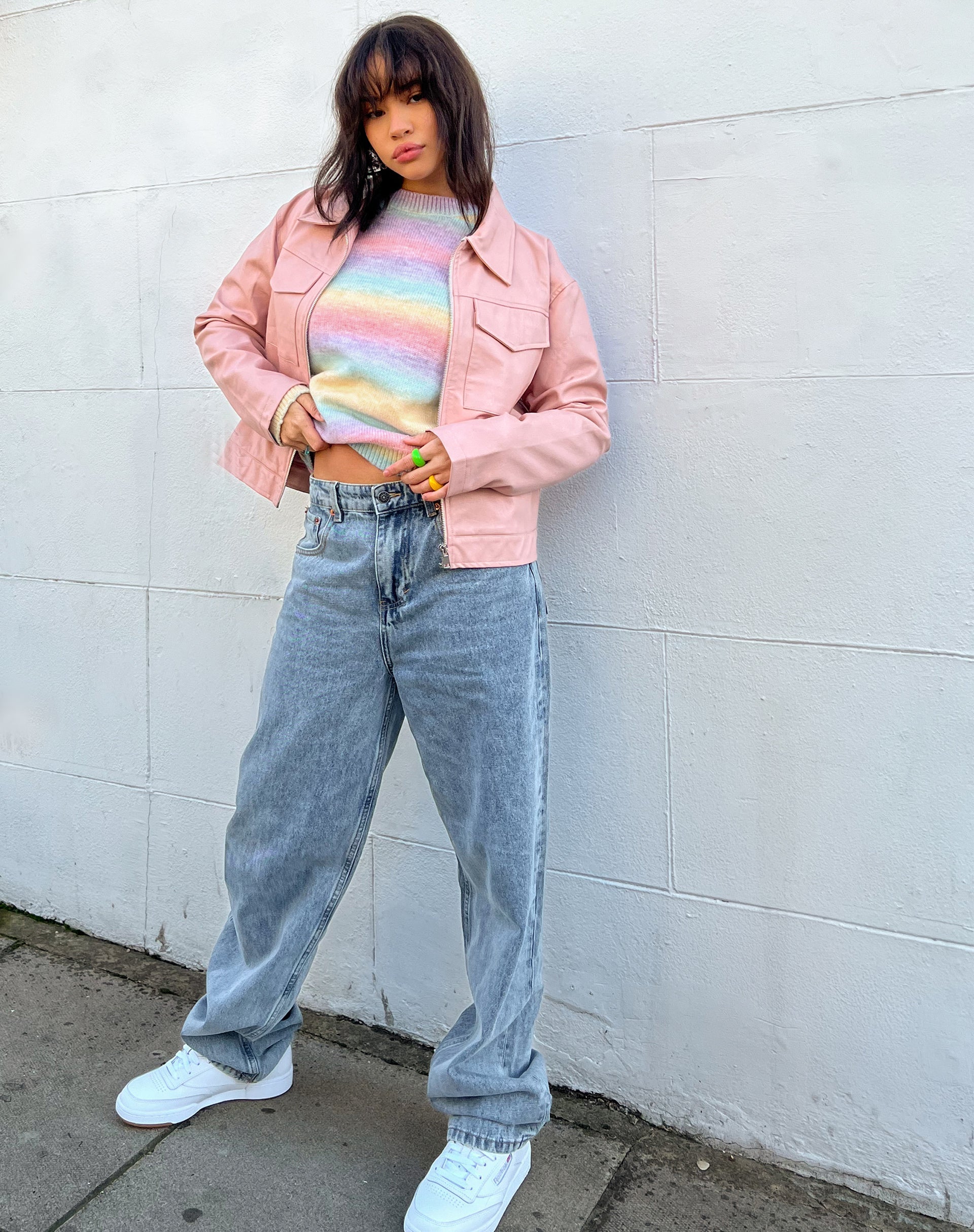 Abbildung der Natara Jacke in PU Soft Pink
