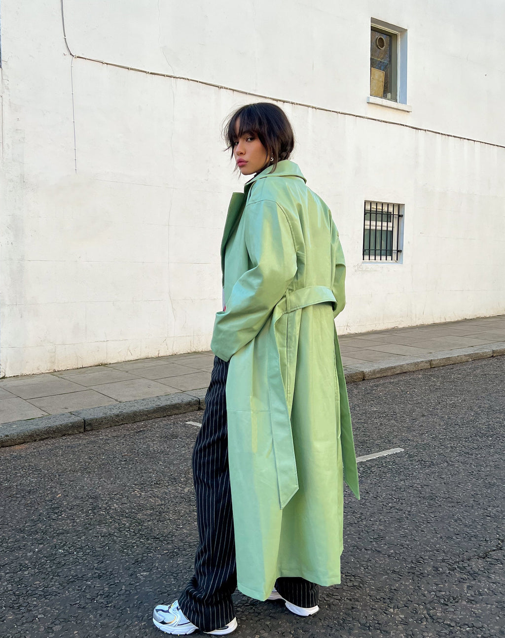 Ejo Trenchcoat in PU Mint