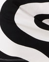 Optic Swirl Schwarz und Weiß