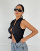 Bild von Inara Crop Top in Crinkle Schwarz