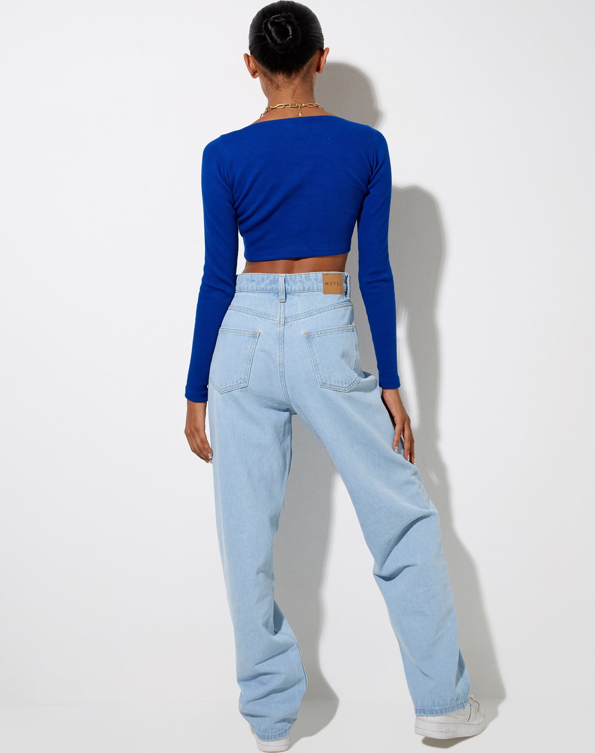 Bild von Ineke Crop Top in Kobalt