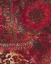 Abstraktes Paisley Rot