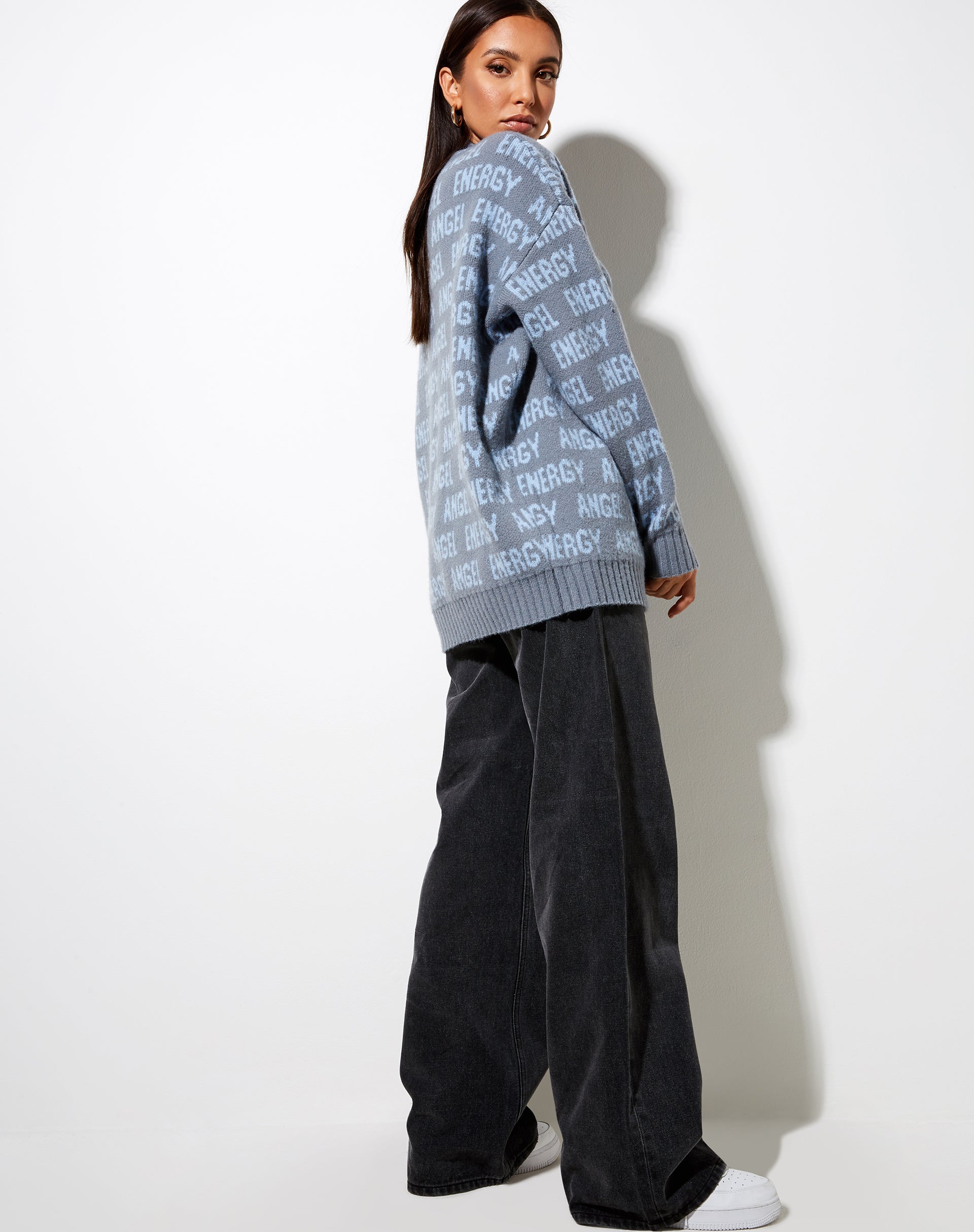 Bild von Iskov Pullover in weichem Grau und Puderblau Angel Energy