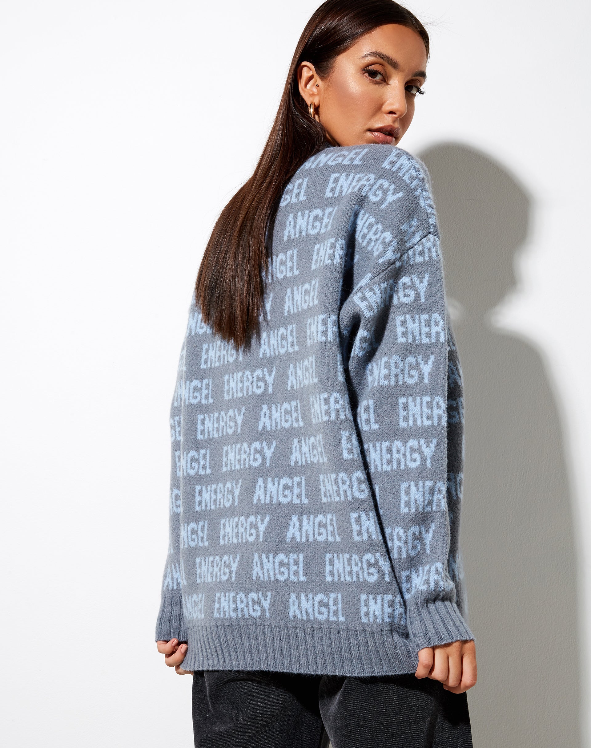 Bild von Iskov Pullover in weichem Grau und Puderblau Angel Energy