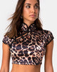 Bild von Jakina Crop Top in Magic Leopard