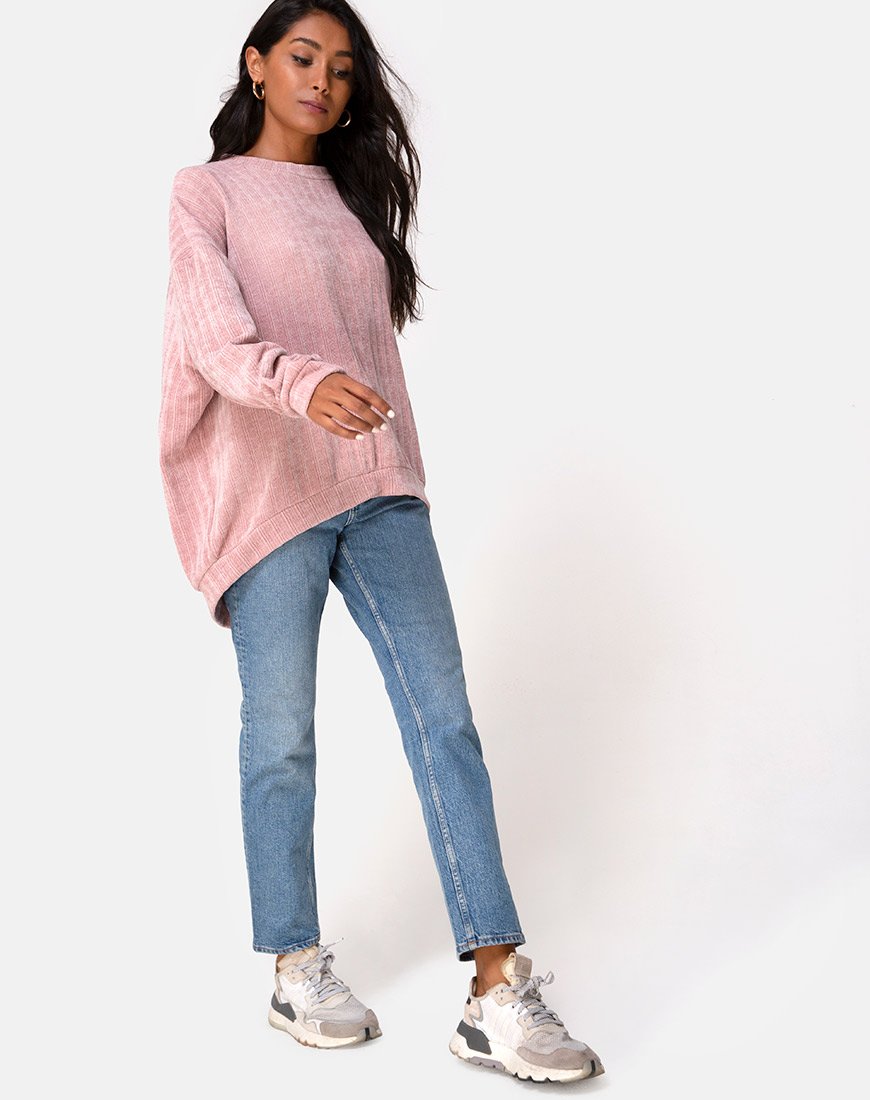 Image of Jama Pullover aus Strick in Rosa