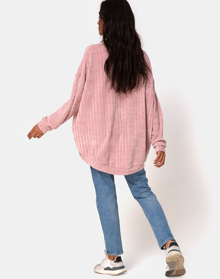 Image of Jama Pullover aus Strick in Rosa