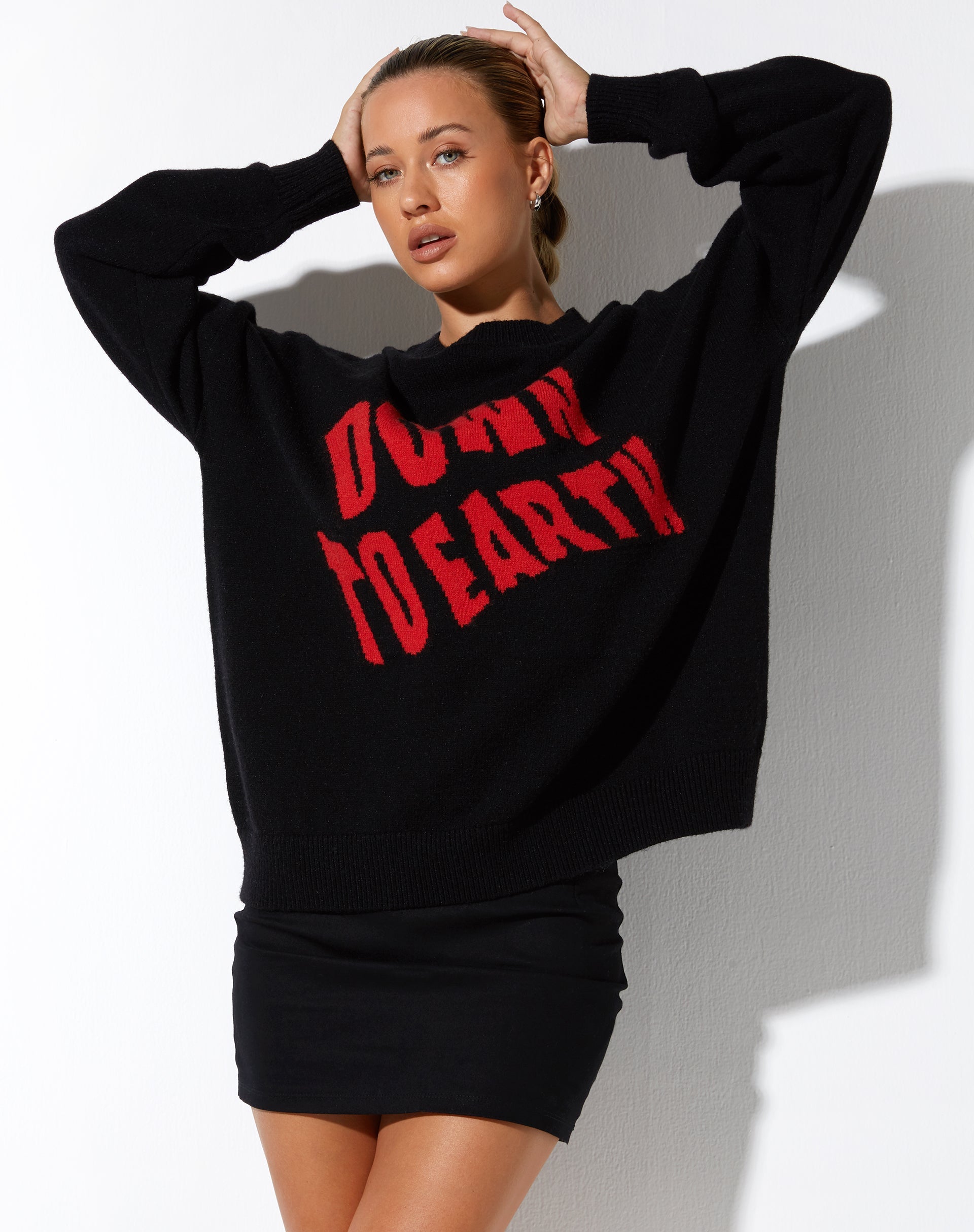 Bild von Jamin Jumper in Schwarz Down To Earth