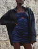 Image of Amilia Minikleid aus Satin und Elasthan Inky Blue