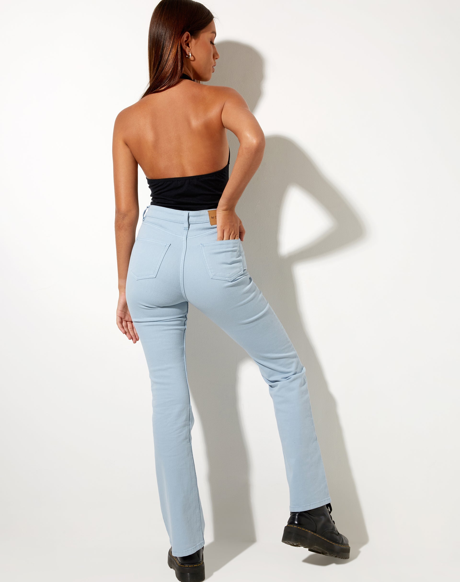 Bild von Jarisya Cutout Top aus Lycra Schwarz