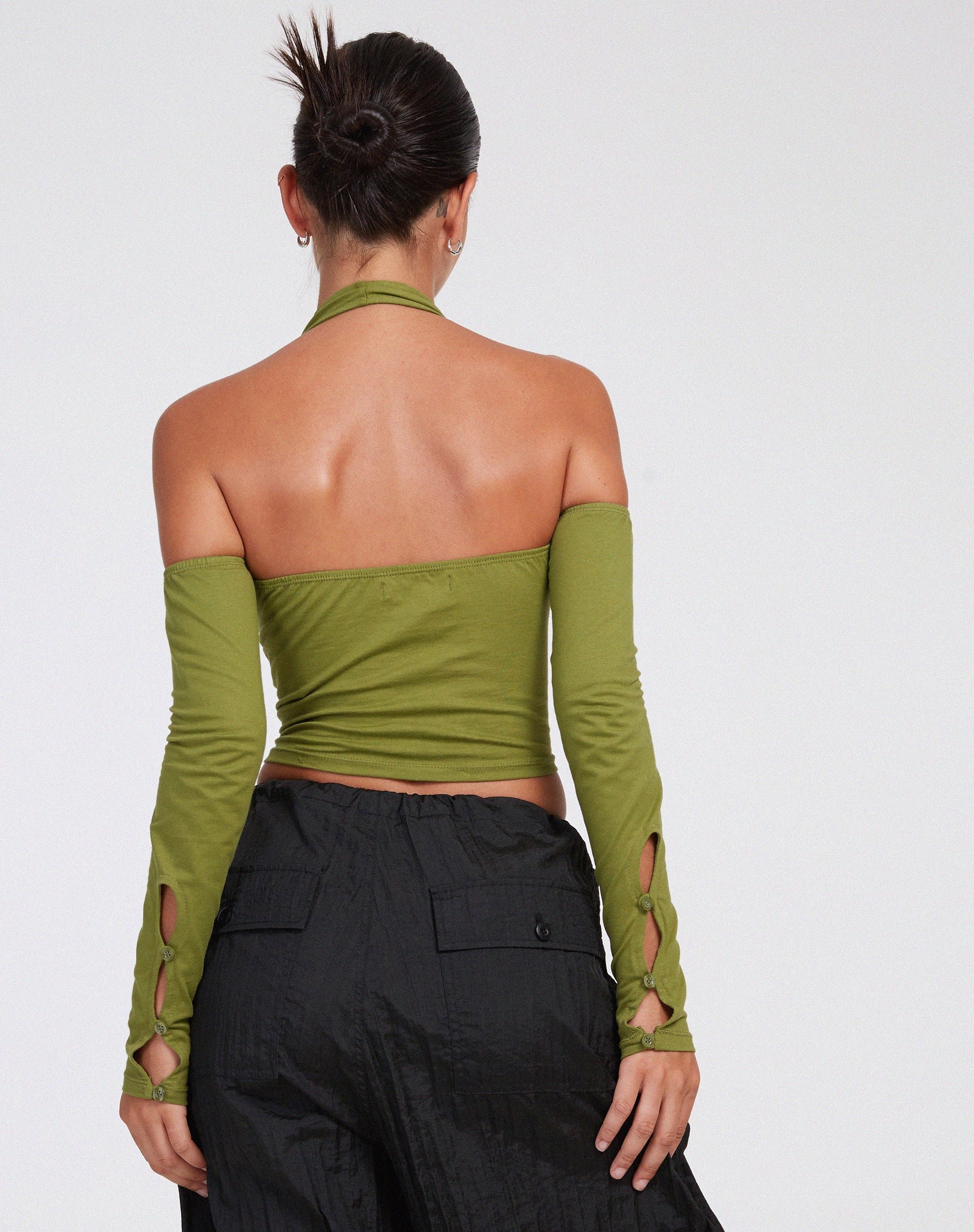 Bild von Jayne Crop Top in Khaki