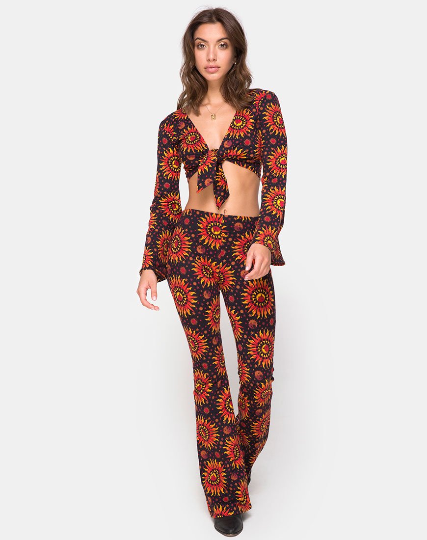 Bild von Jeevan Flare Trouser in Hot Sun X Princess Polly