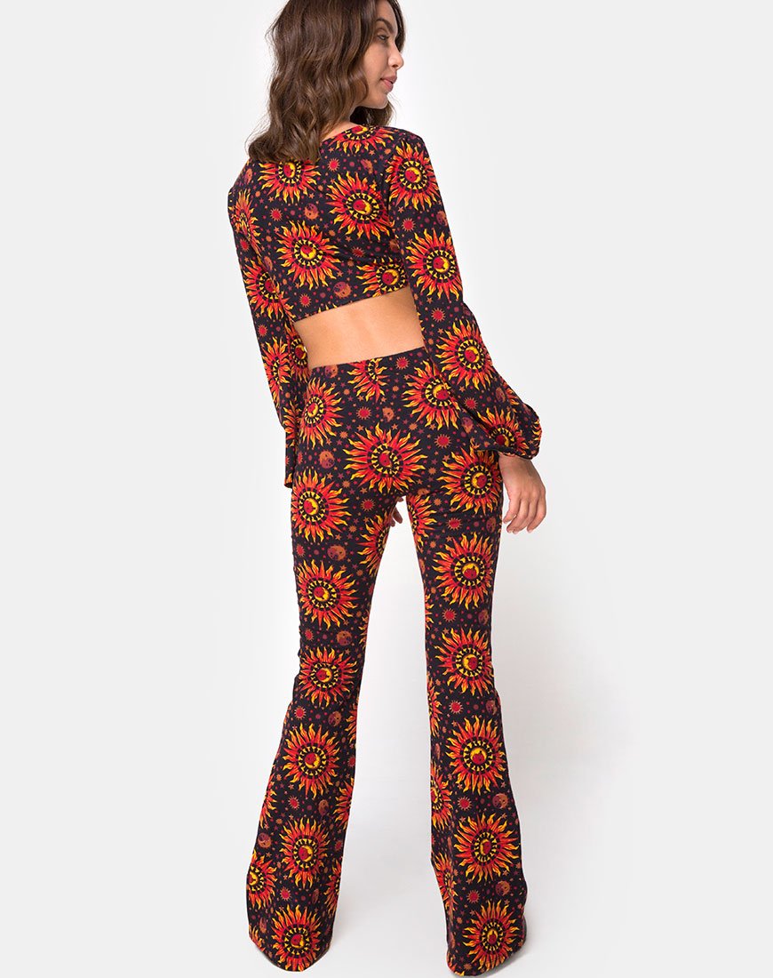 Bild von Jeevan Flare Trouser in Hot Sun X Princess Polly