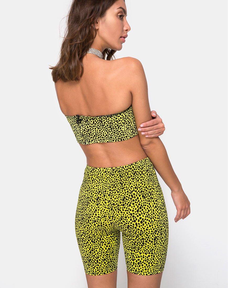 Image von Cycle Short in Wild Cat Yellow X Princess Polly