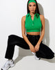 Bild von Jeleta Crop Top in Rib Fun Grün