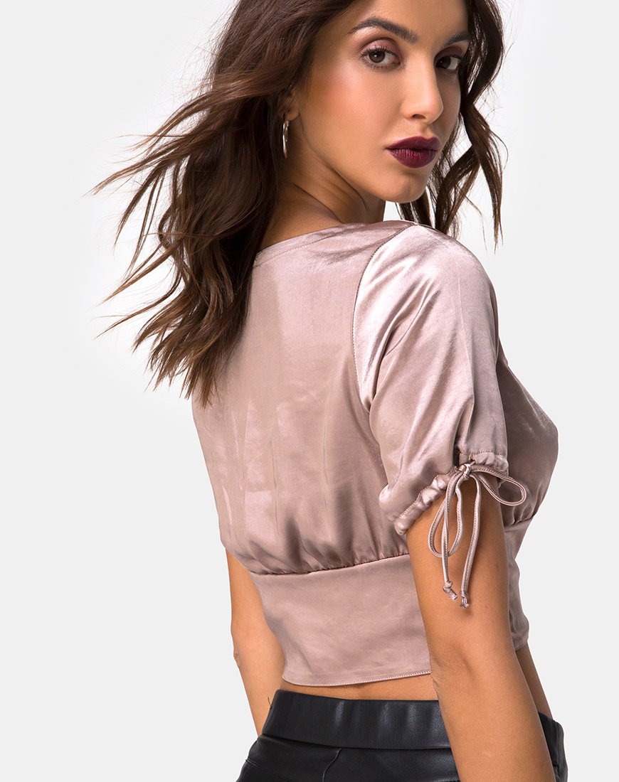Image von Jene Top in Satin Nerz