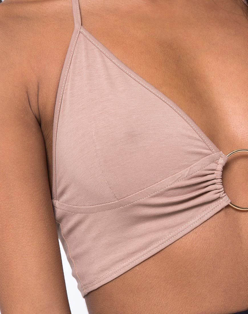 Bild von Jeppa Crop Top in Jersey Tan