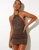 Bild von Jessica Bodycon Kleid in Braun