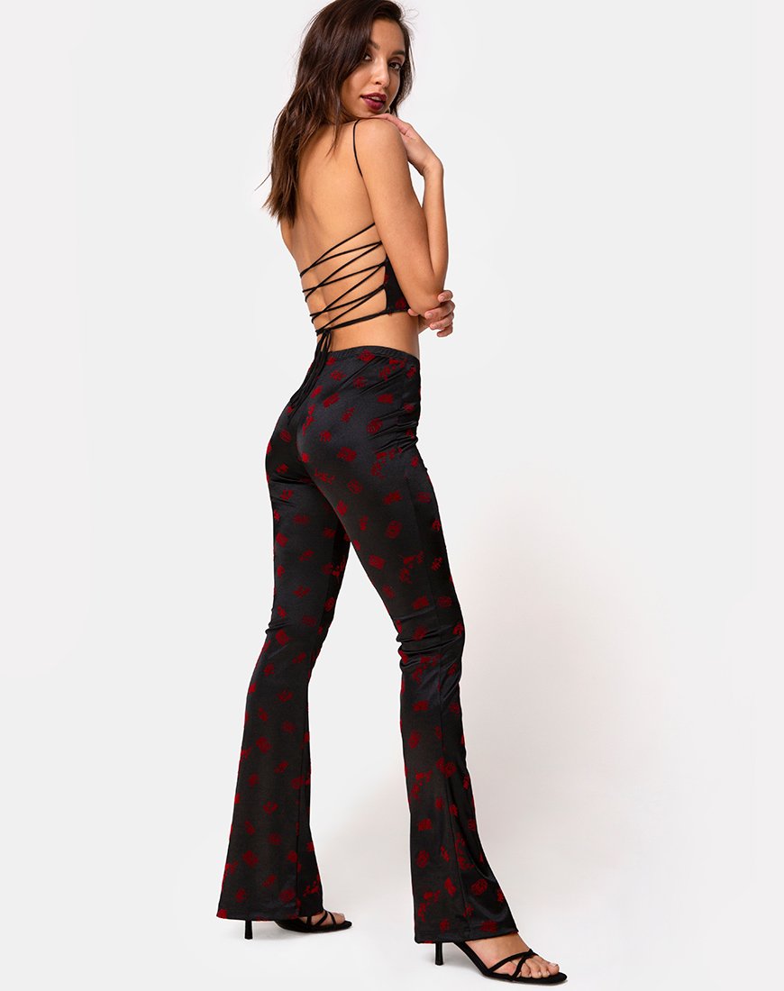 Bild von Jeva Flare Hose in Japanesse Blossom