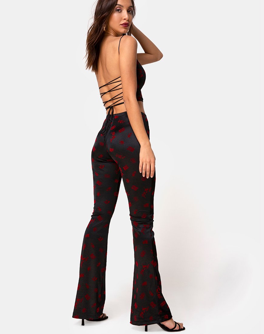 Bild von Jeva Flare Hose in Japanesse Blossom