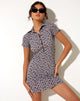 Image of Jeveux Minikleid in Retro Fliese