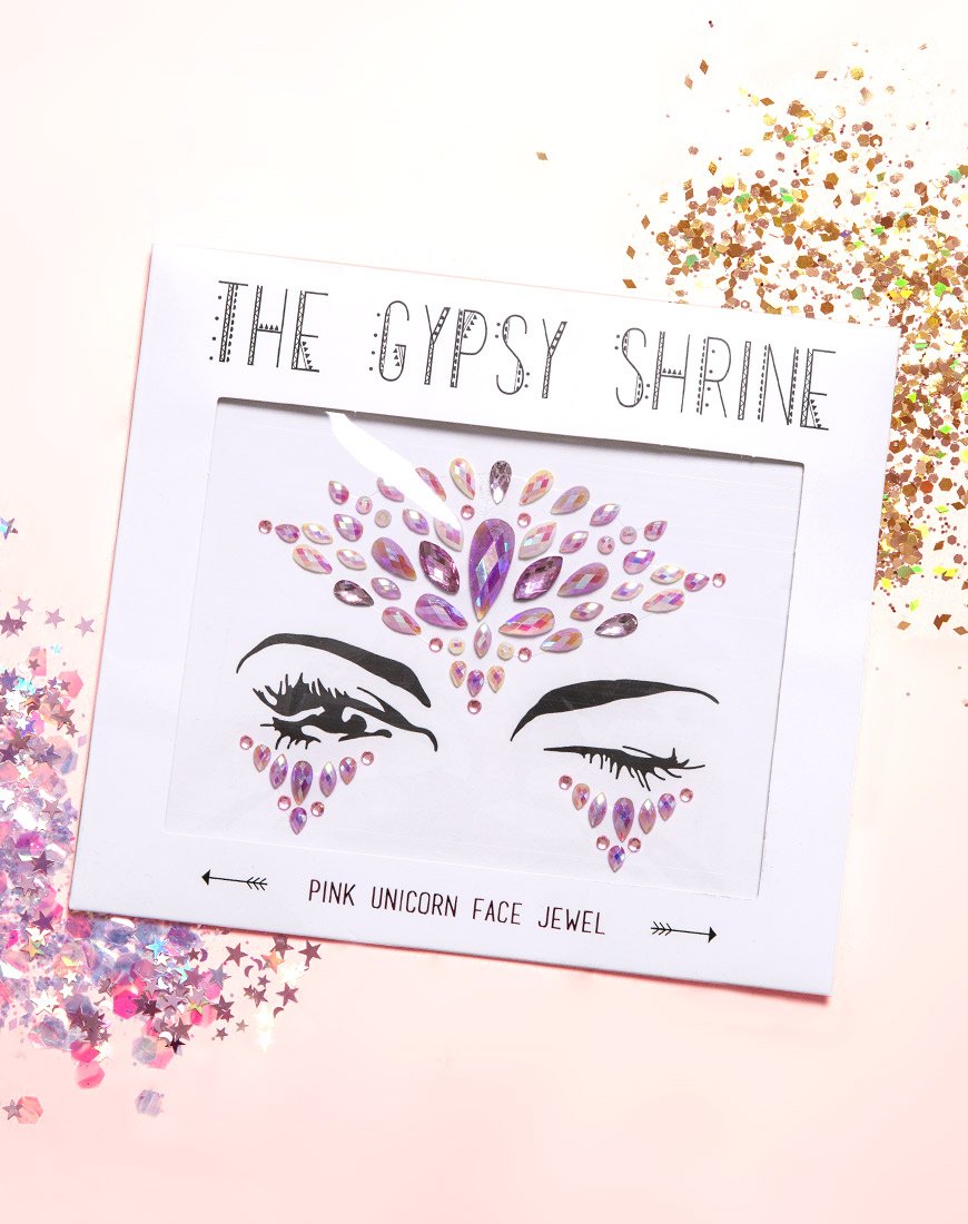 Bild von The Gypsy Shrine Face Jewel in Pink Unicorn