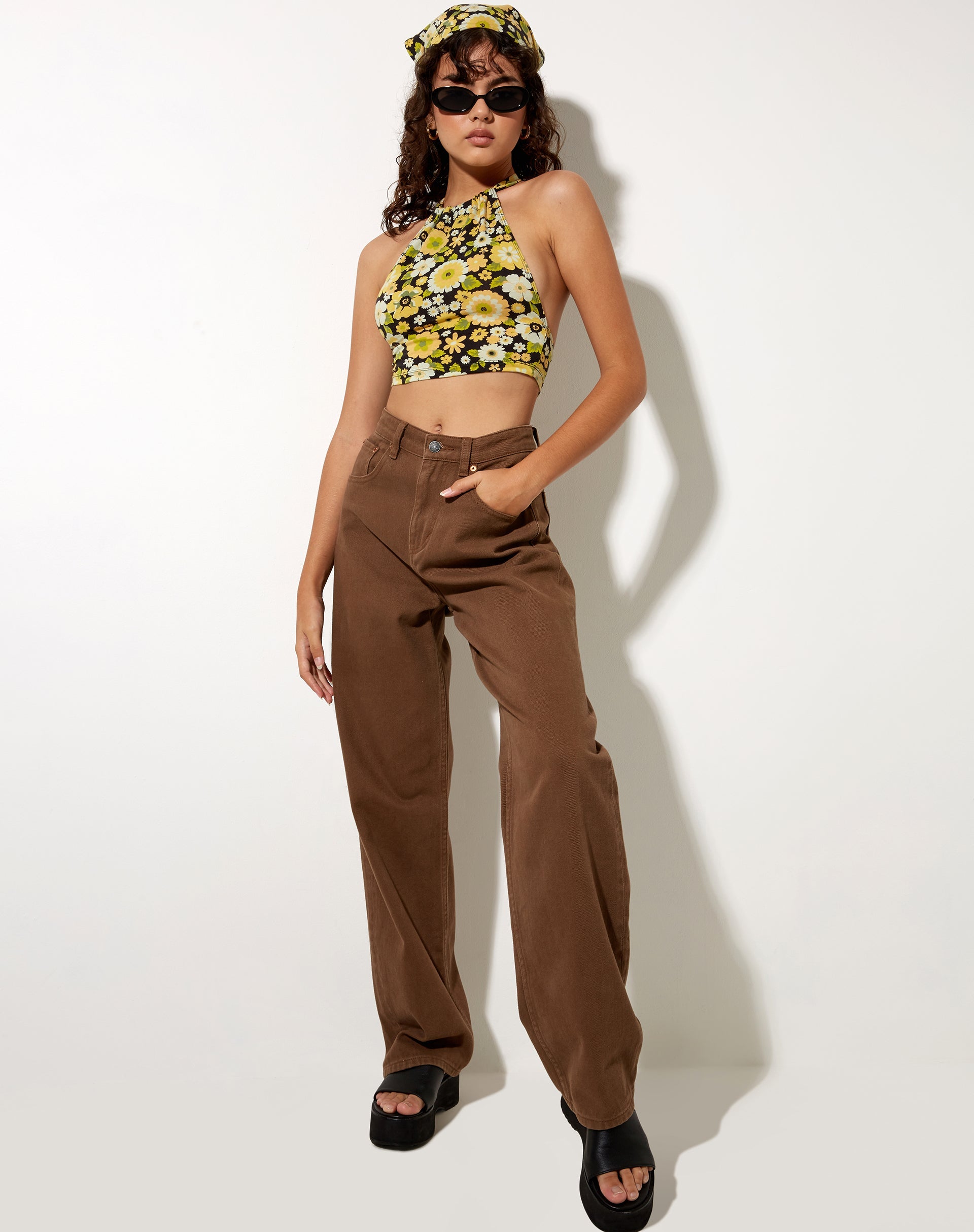 Bild von Jica Crop Top in Retro Floral