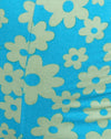 Retro Gänseblümchen Blau