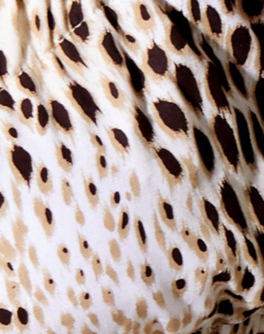 Bild von Jiha Crop Top in Sand Leopard