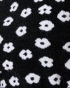 Stricken Schwarz Gänseblümchen Weiß