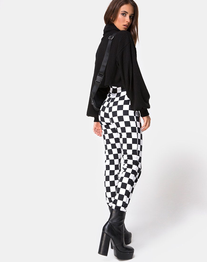 Bild von Jolim Trouser in Checker Board Medium S/W