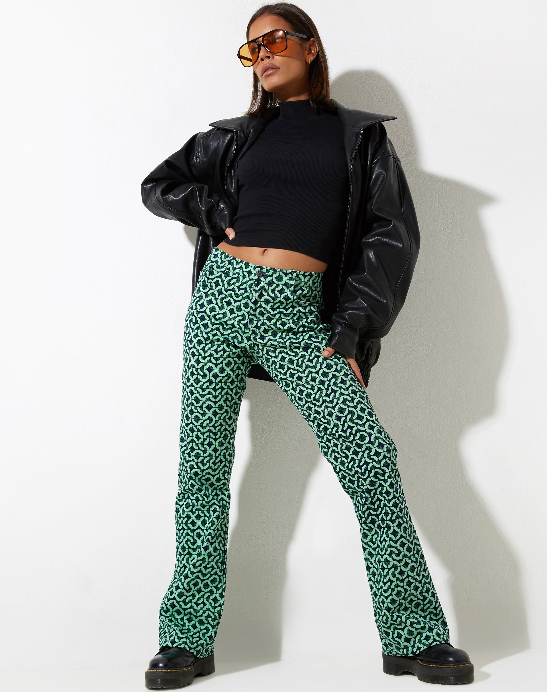 Abbildung der Jopan-Hose in Retro Tile Green