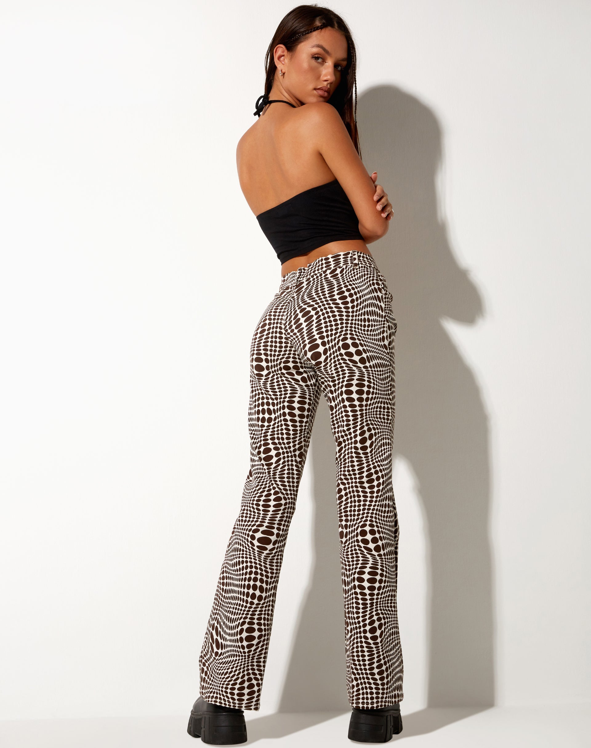 Bild von Jopan Flare Hose in Polka-Optik