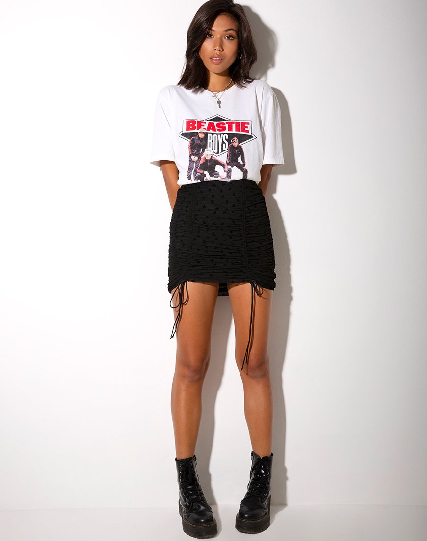Bild von Jora Minirock in Schwarz Flock Flutterby