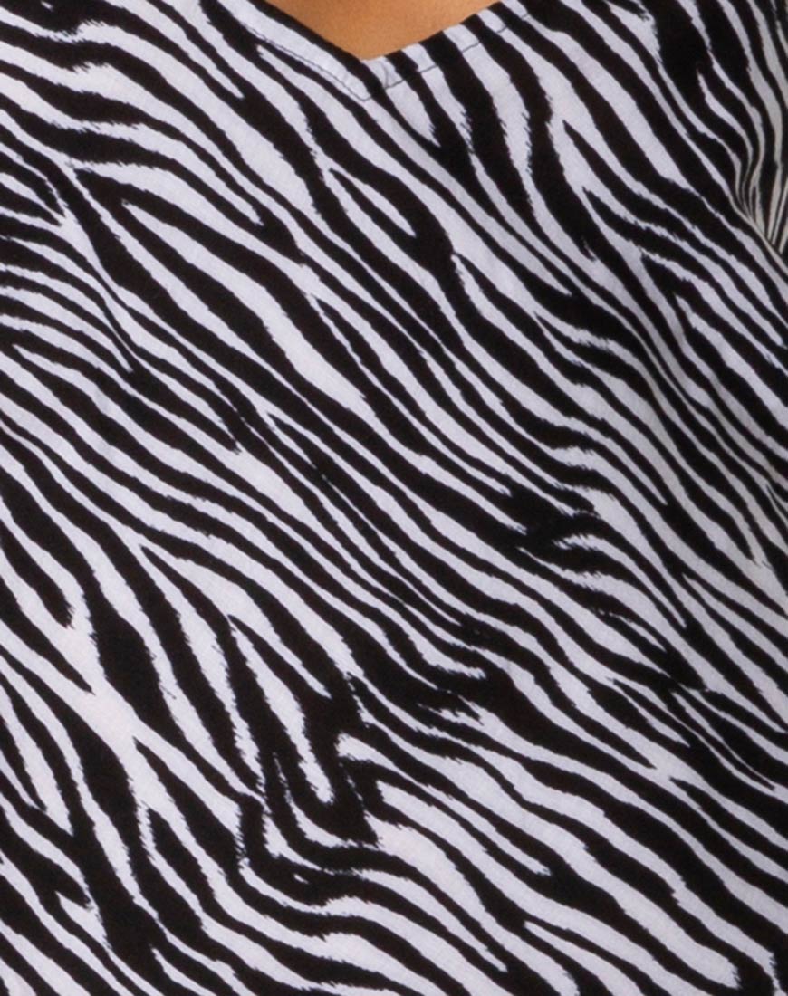 Bild von Juvina Slip Dress in Classic Zebra