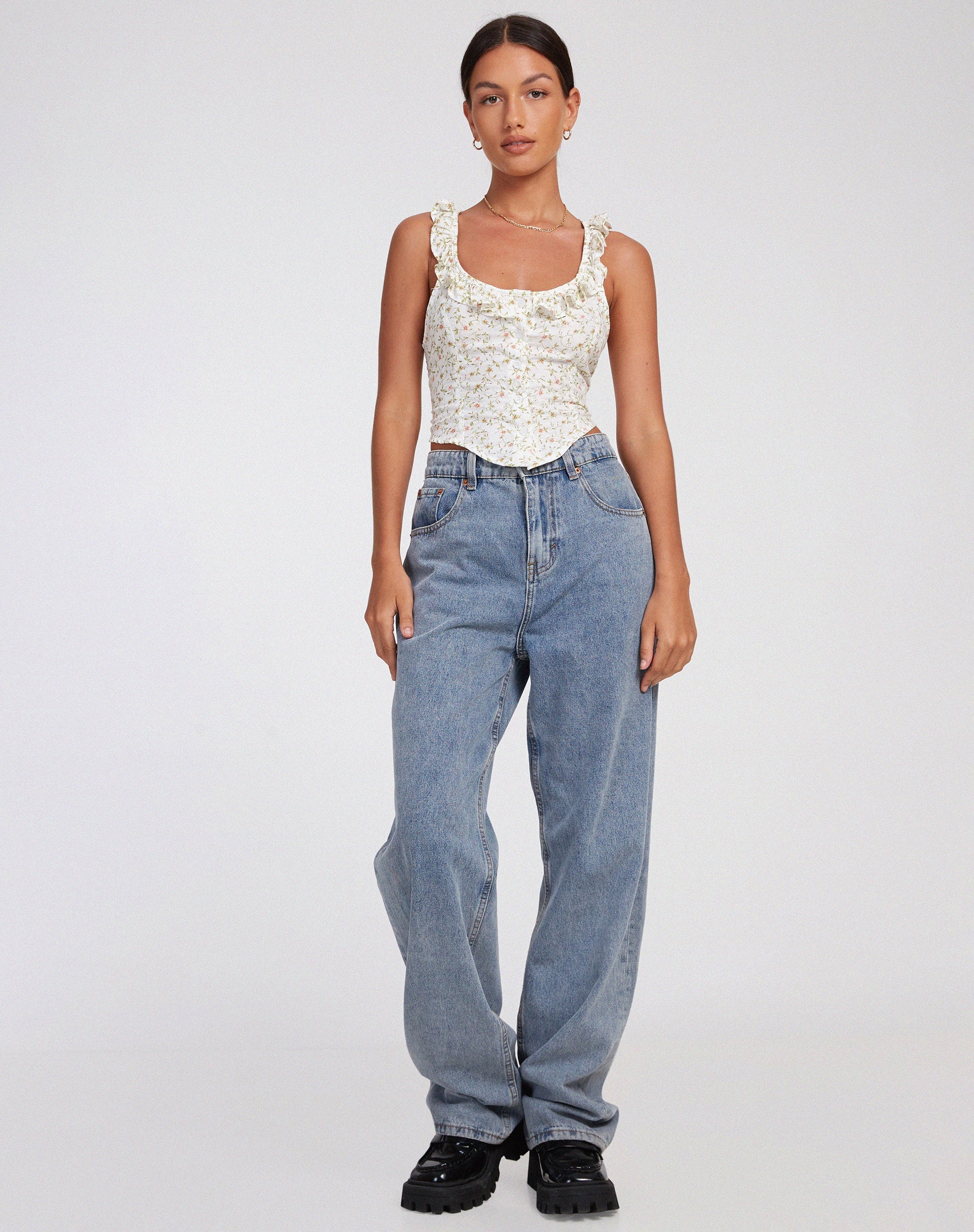 Abbildung von Julka Cami Top in Pretty Petal Ivory