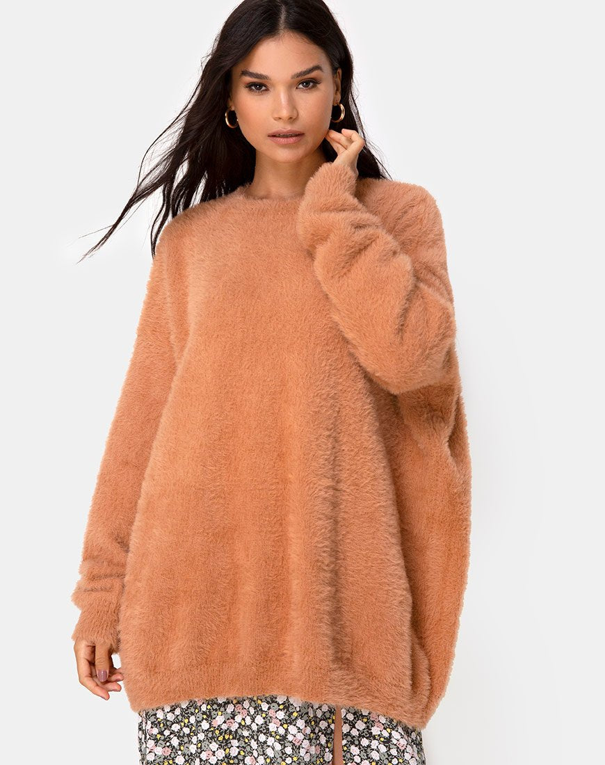 Image of Edgen Pullover in gestricktem Tan